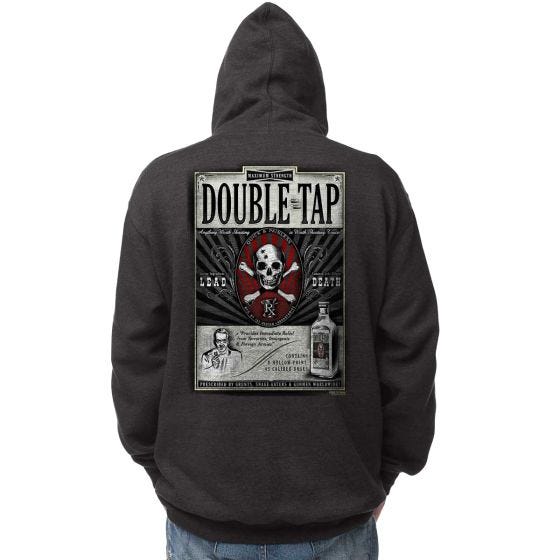 Sudadera con capucha 7.62 Design Double Tap en Charcoal