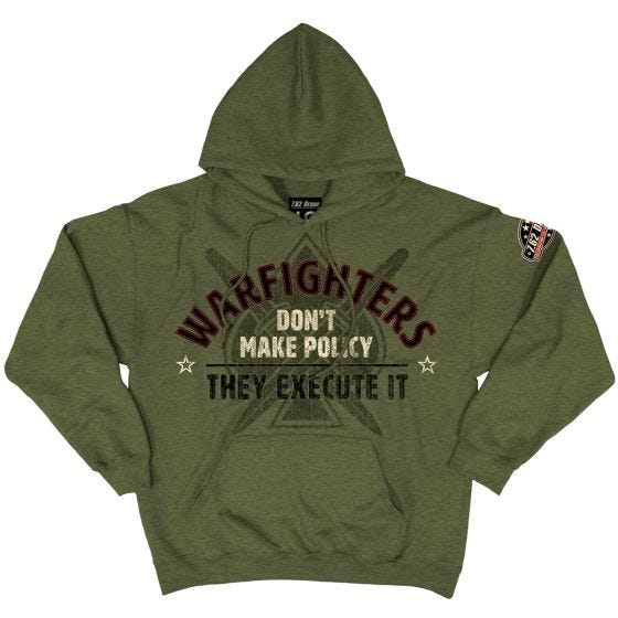 Sudadera con capucha 7.62 Design Warfighters en Heather Green