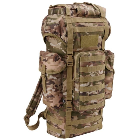 Mochila Brandit Combat MOLLE - Tactical Camo