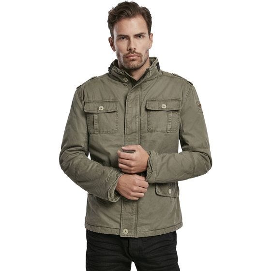 Chaqueta de invierno Brandit Britannia en verde oliva