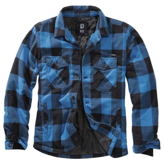 Chaqueta Brandit Lumber - Negro / Azul