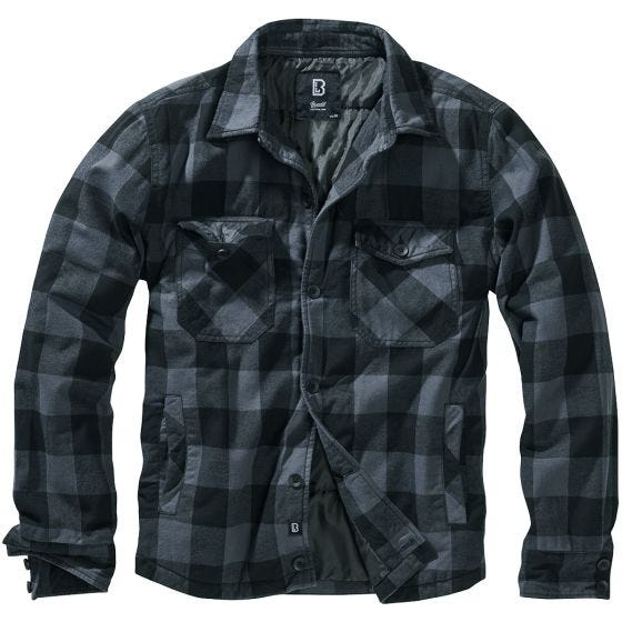 Chaqueta Brandit Lumber - Negro / Gris
