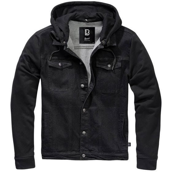 Chaqueta Brandit Sweat Cradock Denim - Negro / Negro