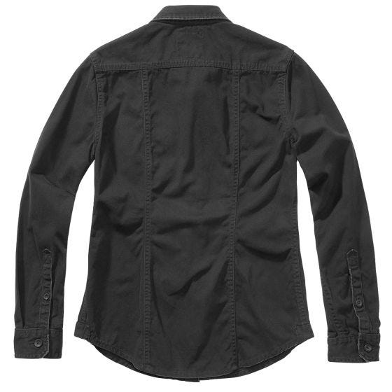 Camiseta de manga larga Brandit Mujer Antiguo - Negro