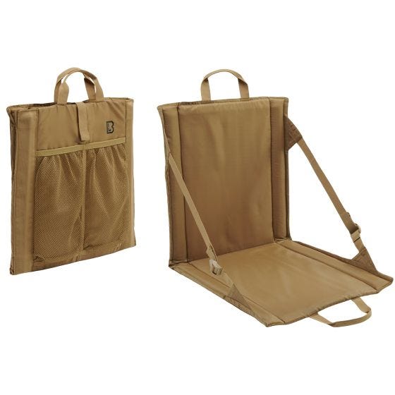 Almohadilla para asiento plegable Brandit - Camel
