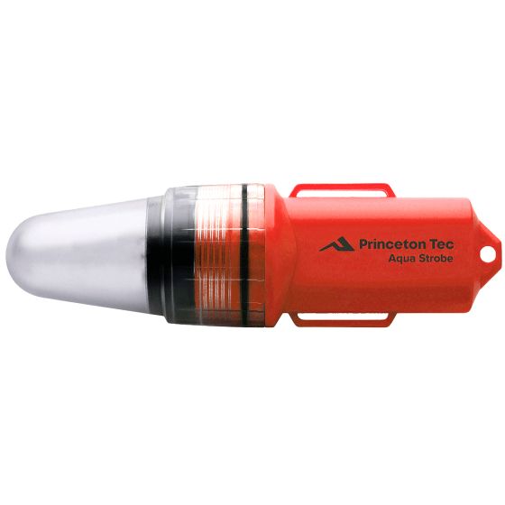 Luz Princeton Tec Aqua Strobe LED Marker - Rocket Red