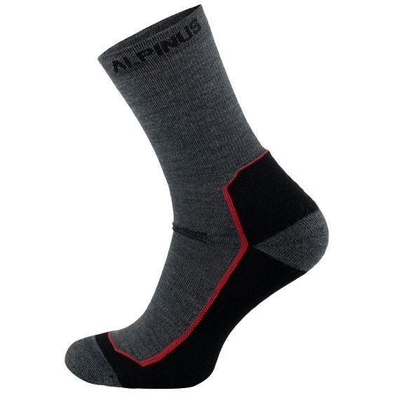 Calcetines Alpinus Avrill - Negro / Gris