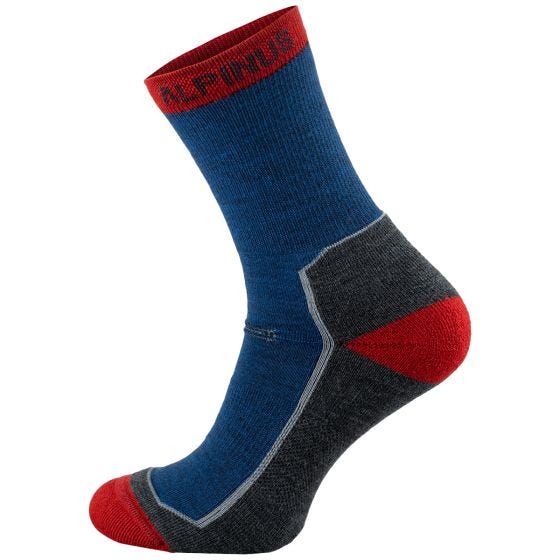 Calcetines Alpinus Avrill - Azul/Rojo