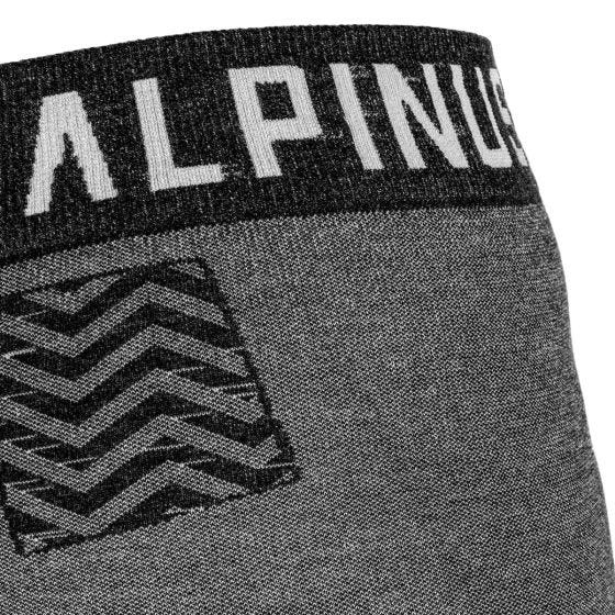 Malla interna inferior Alpinus Pro Miyabi Edition - Jaspeado en gris