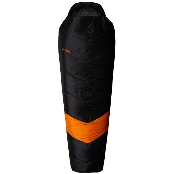 Saco de dormir Alpinus Classic 1050 (Right) - Negro / Naranja