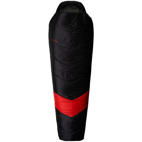 Saco de dormir Alpinus Classic 1250 (Right) - Negro / Rojo