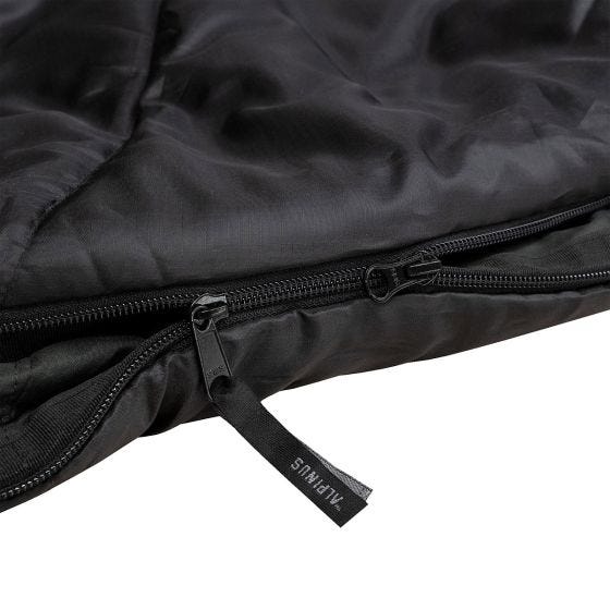 Saco de dormir Alpinus Classic 1250 (Right) - Negro / Rojo