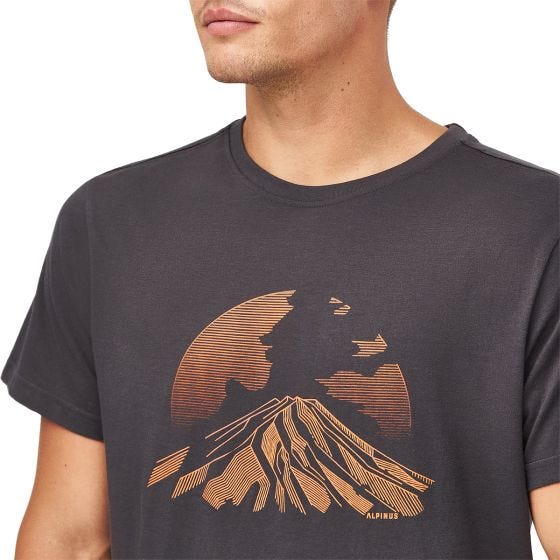 Camiseta Alpinus Active Etna - Grafito