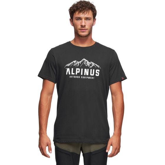 Camiseta hombre Alpinus Mountains Active - Negro