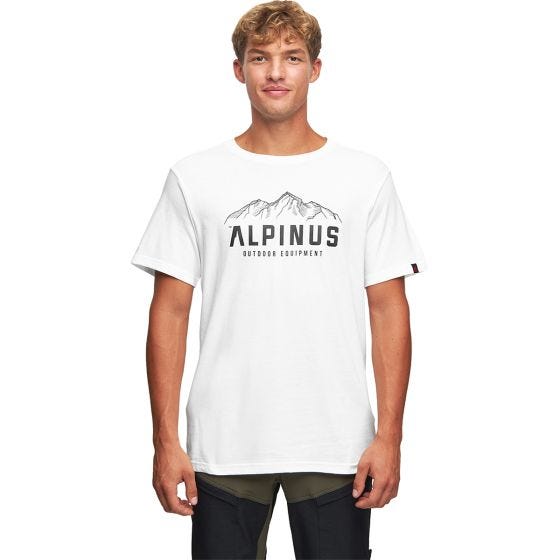 Camiseta hombre Alpinus Mountains Active - Blanco