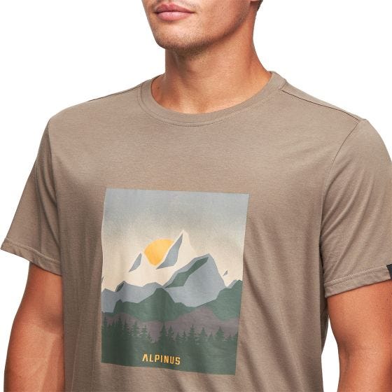 Camiseta Alpinus Active Numbur - Beis