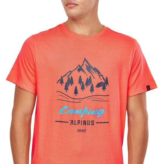 Camiseta hombre Alpinus Active Polaris - Rosa