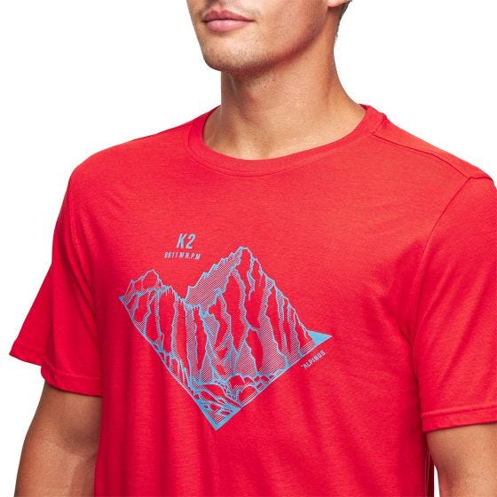 Camiseta Alpinus Tactical Skilbrum - Rojo