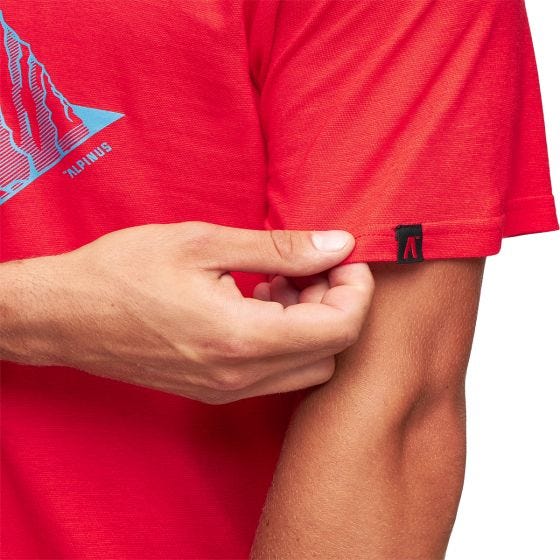 Camiseta Alpinus Tactical Skilbrum - Rojo