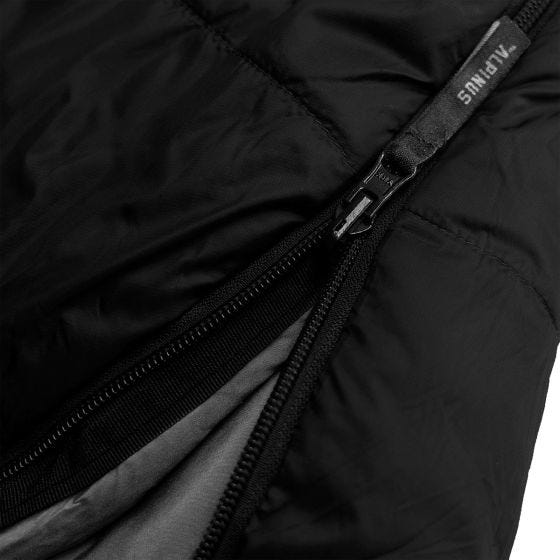 Saco de dormir Alpinus Survival 1100 (Left) - Negro