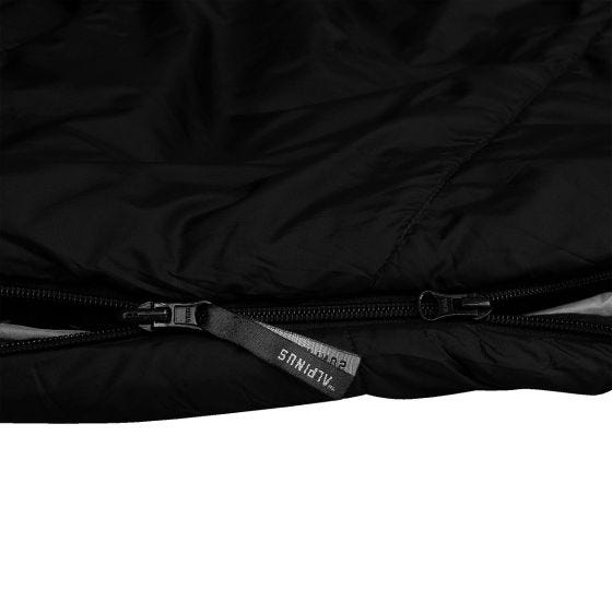Saco de dormir Alpinus Survival 1100 (Left) - Negro