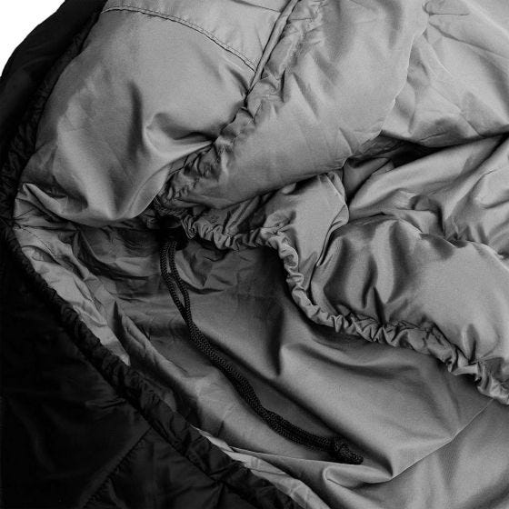 Saco de dormir Alpinus Survival 1100 (Left) - Negro