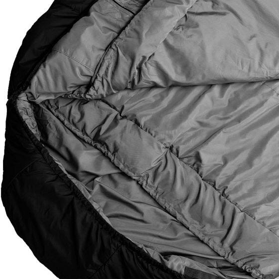 Saco de dormir Alpinus Survival 1100 (Left) - Negro