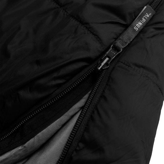 Saco de dormir Alpinus Survival 1100 (Right) - Negro
