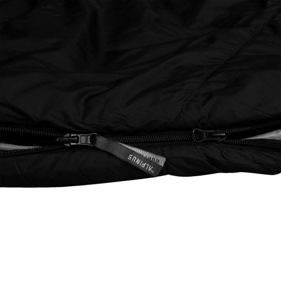 Saco de dormir Alpinus Survival 1100 (Right) - Negro