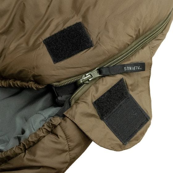 Saco de dormir Alpinus Survival 1300 (Left) - Verde