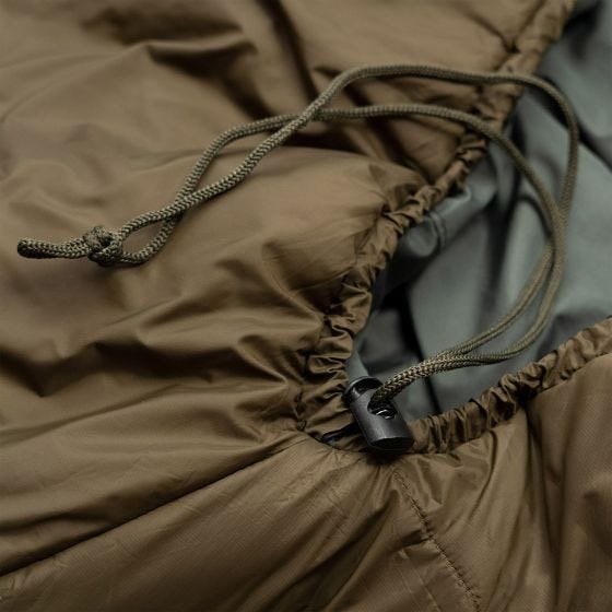 Saco de dormir Alpinus Survival 1300 (Left) - Verde