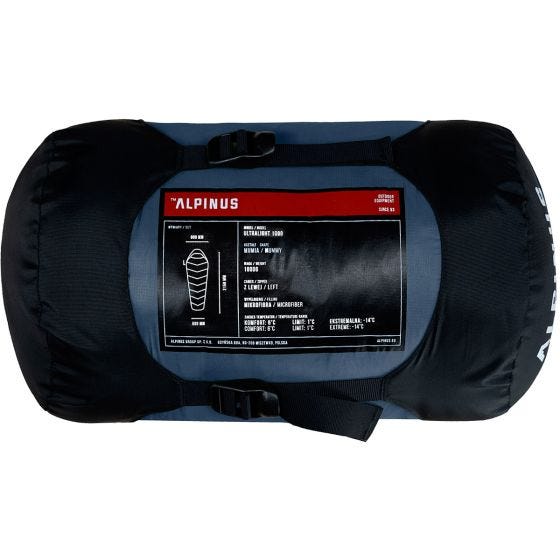 Saco de dormir Alpinus Ultralight 1000 (Right) - Azul