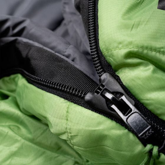 Saco de dormir Alpinus Ultralight 850 (Right) - Verde