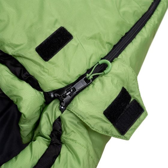 Saco de dormir Alpinus Ultralight 850 (Right) - Verde