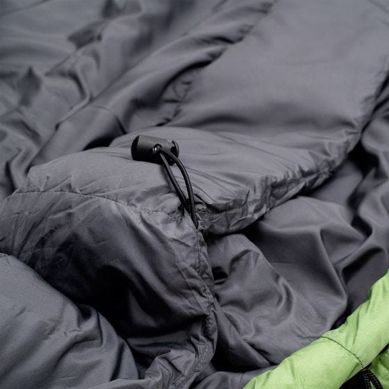 Saco de dormir Alpinus Ultralight 850 (Right) - Verde