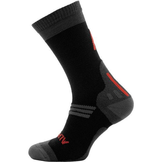Calcetines de senderismo Alpinus Valletto Merino Coolmax - Negro