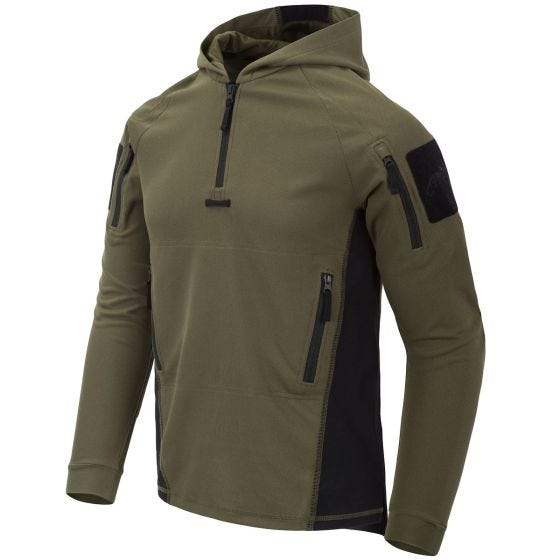 Cazadora con capucha Helikon Range TopCool - Verde / Negro
