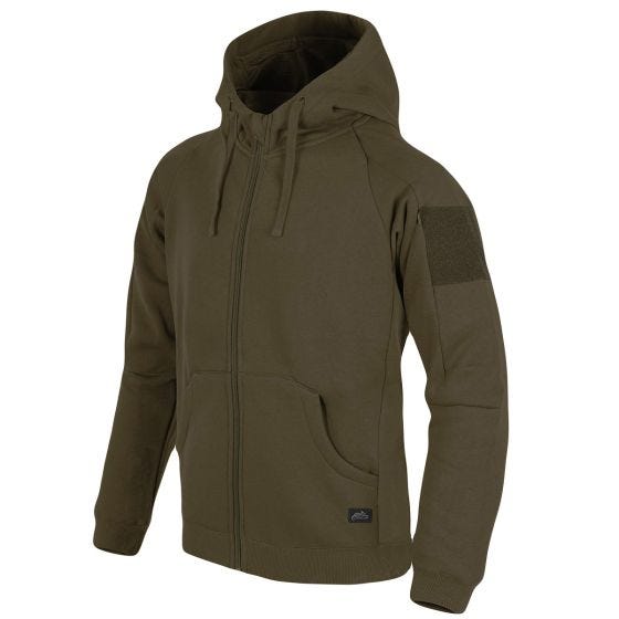 Sudadera con cremallera y capucha Helikon Urban Tactical Lite - Verde