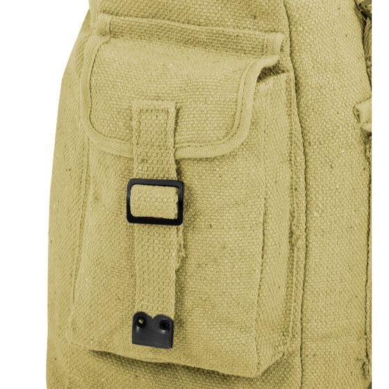 Mochila grande Highlander con correas y bolsillos en beige