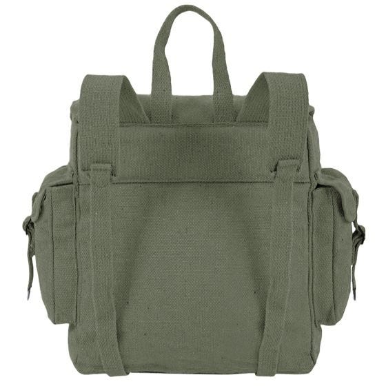 Mochila grande Highlander con correas y bolsillos en verde oliva