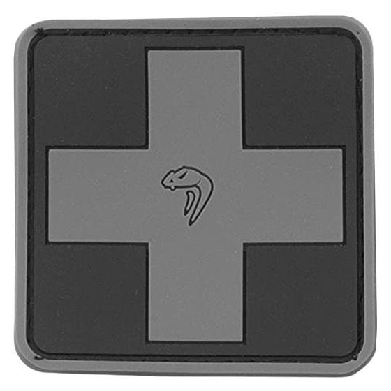 Parche médico Viper de goma en negro