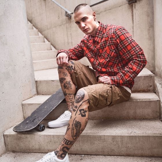 Camisa a cuadros Brandit Tartan - Tartan