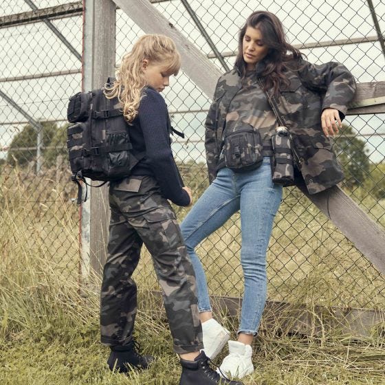 Mochila Brandit Kids US Cooper - Dark Camo