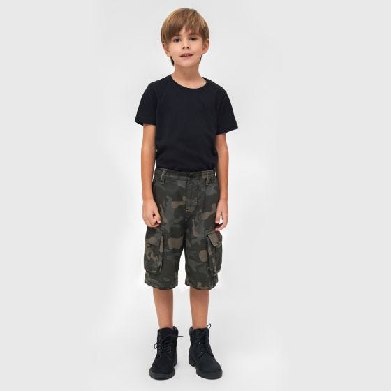 Pantalones cortos Brandit Niños Urban Legend - Dark Camo