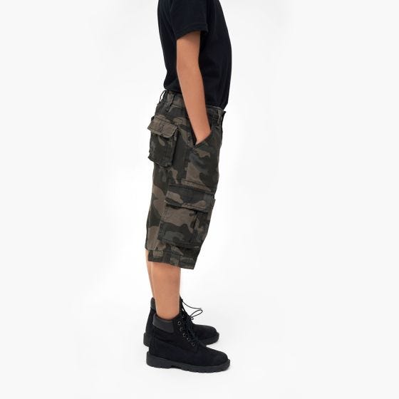 Pantalones cortos Brandit Niños Urban Legend - Dark Camo