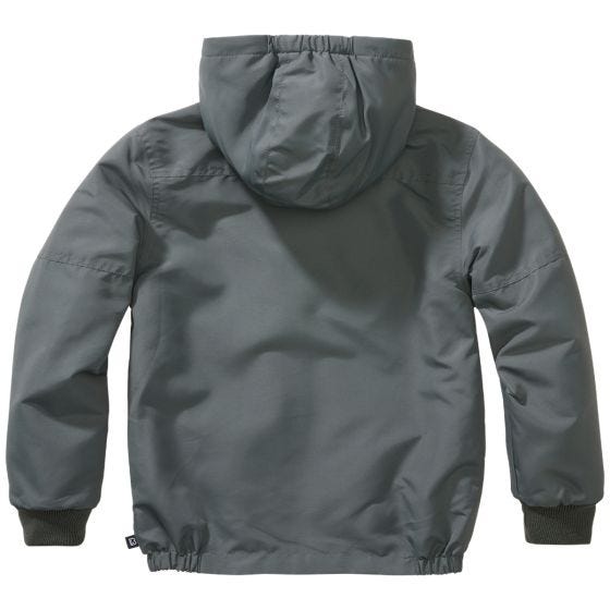 Chaqueta Brandit Niños Windbreaker Front Zip - Antracita