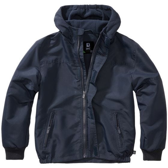 Chaqueta Brandit Niños Windbreaker Front Zip - Navy