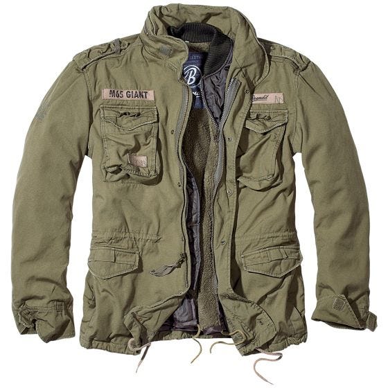 Chaqueta Brandit M-65 Giant en verde oliva