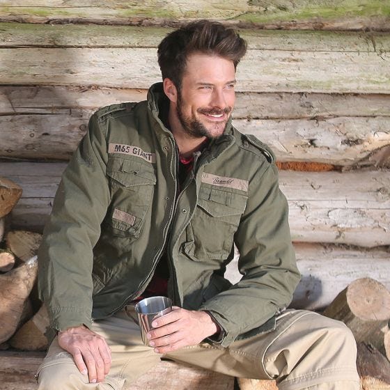 Chaqueta Brandit M-65 Giant en verde oliva