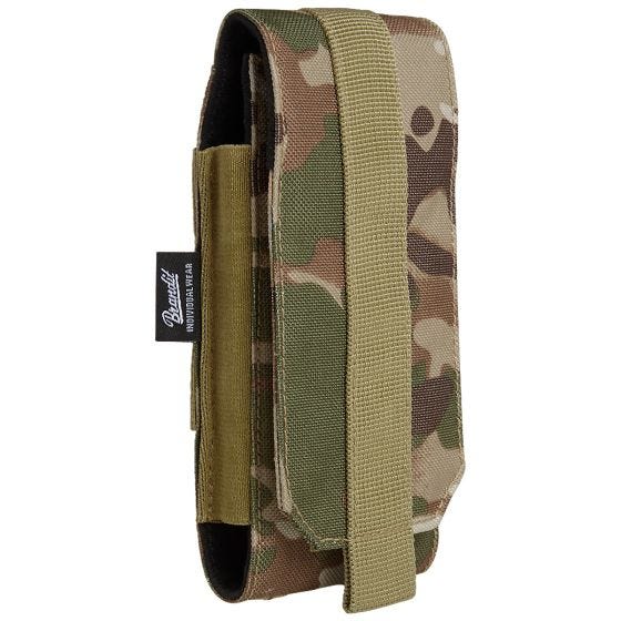 Funda para teléfonos grandes Brandit MOLLE - Tactical Camo